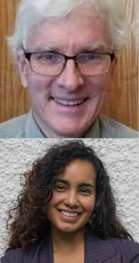 Headshots of Sean Gosiewski and Gladys Daniele Mejia