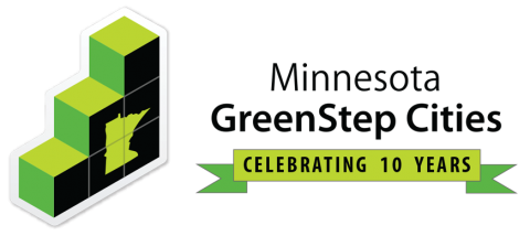 Minnesota GreenStep Cities 10 year logo